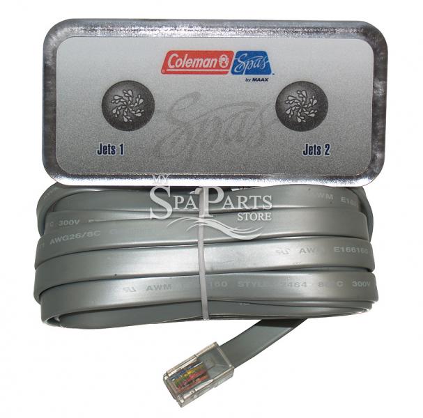 COLEMAN SPA REMOTE TOPSIDE PANEL, 20032005 2BUTTON My Spa Parts Store