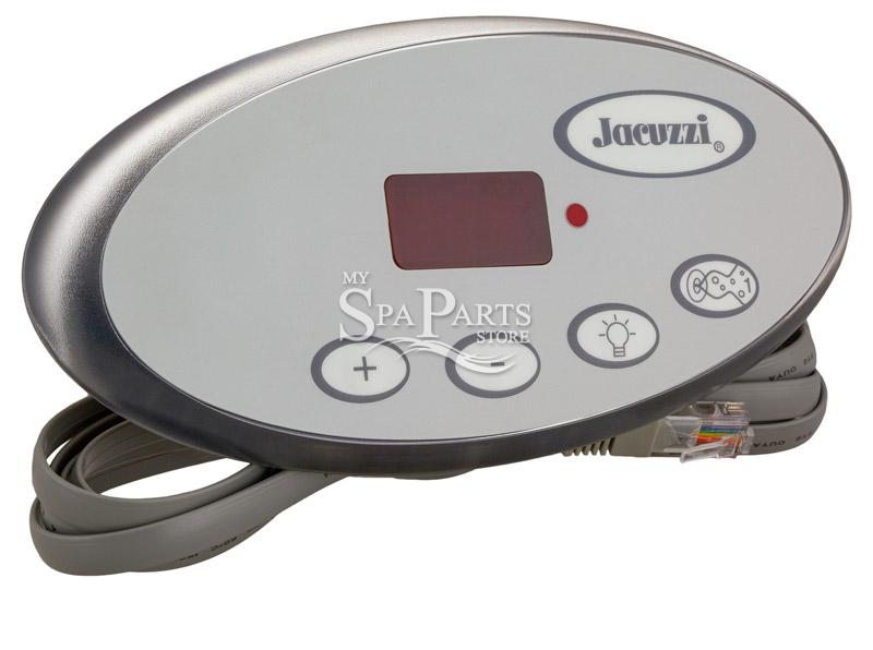 JACUZZI SPA TOPSIDE CONTROL PANEL, J300, J220, J210 LED 2002+ 1 PUMP