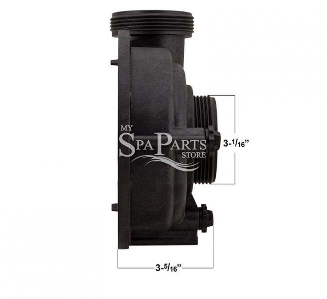 SUNDANCE SPA EMERSON 48/56 FRAME PUMP FRONT HOUSING My Spa Parts Store