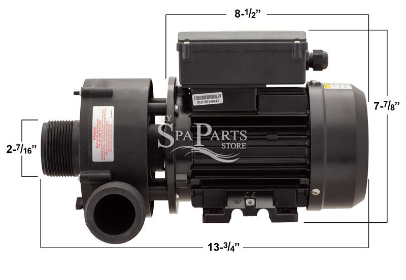 JACUZZI SPA CIRCULATION PUMP, 240V, J400 SERIES, 7/2011+ My Spa