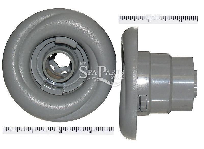 SUNDANCE SPA 2000+ JET FACE ASSEMBLY WITH NOZZLE, GRAY My Spa Parts Store