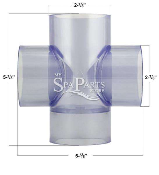 JACUZZI SPA DIVERTER BODY, TVALVE (HERMOSA) My Spa Parts Store