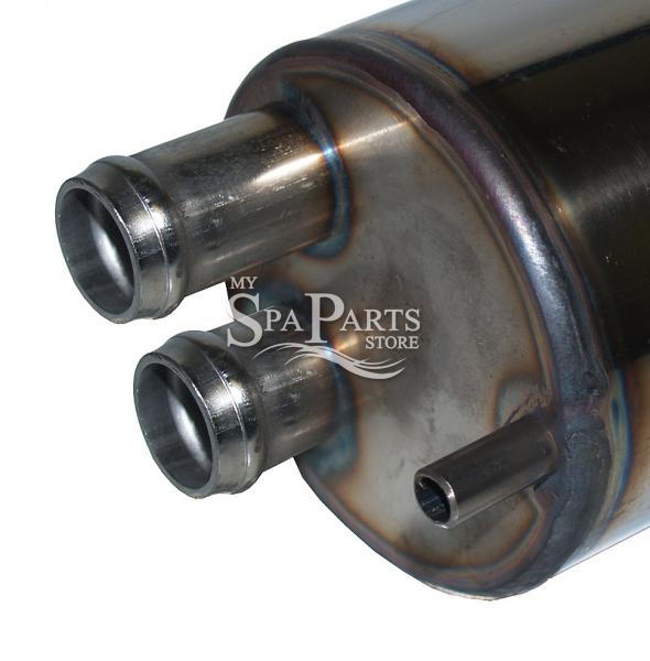 HOT SPRINGS HEATER MANIFOLD WITH (2) 3/4 INCH BARBS My Spa Parts Store
