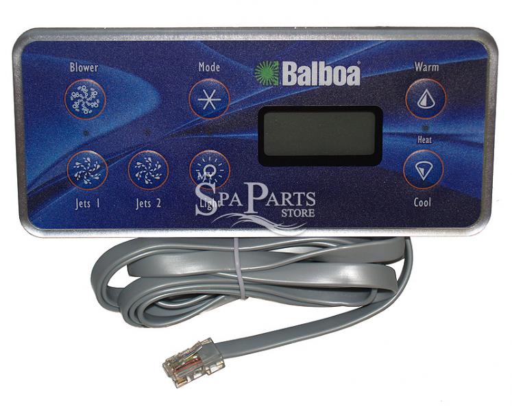 BALBOA INSTRUMENTS SERIAL STANDARD SPA SIDE CONTROL FOR 2 PUMPS, 1