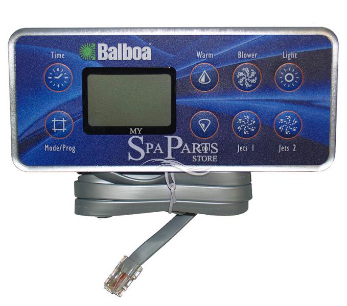 BALBOA MSERIES DELUXE SPA SIDE CONTROL PANEL FOR 2 PUMPS, 1 BLOWER
