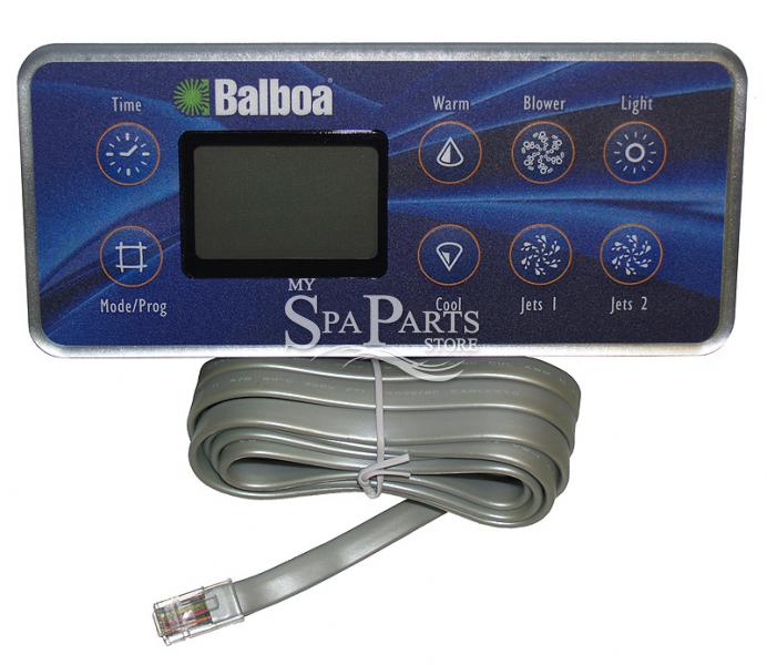 BALBOA M7 SERIES, SERIAL DELUXE, 8 BUTTON, 2 PUMP, SPA SIDE CONTROL