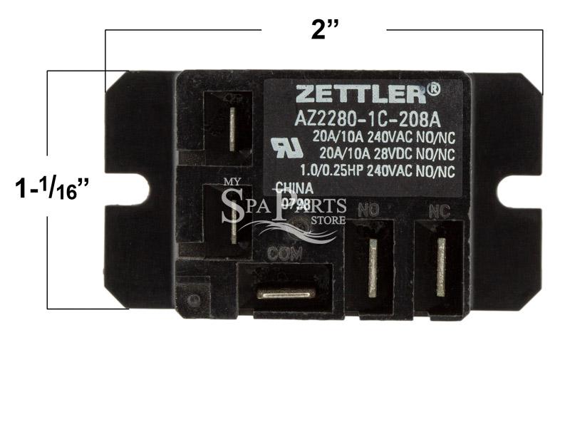 CAL SPA 240 VOLT HEATER RELAY My Spa Parts Store