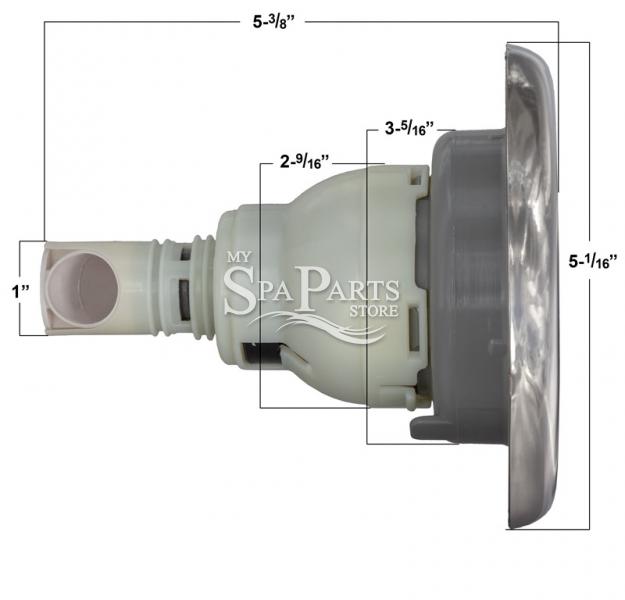 CAL SPA STAINLESS STEEL POWER STORM JET INSERT My Spa Parts Store