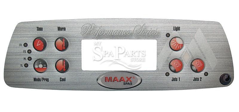 COLEMAN SPA DELUXE 7-BUTTON TOPSIDE OVERLAY, 2006-2008 | My Spa Parts Store