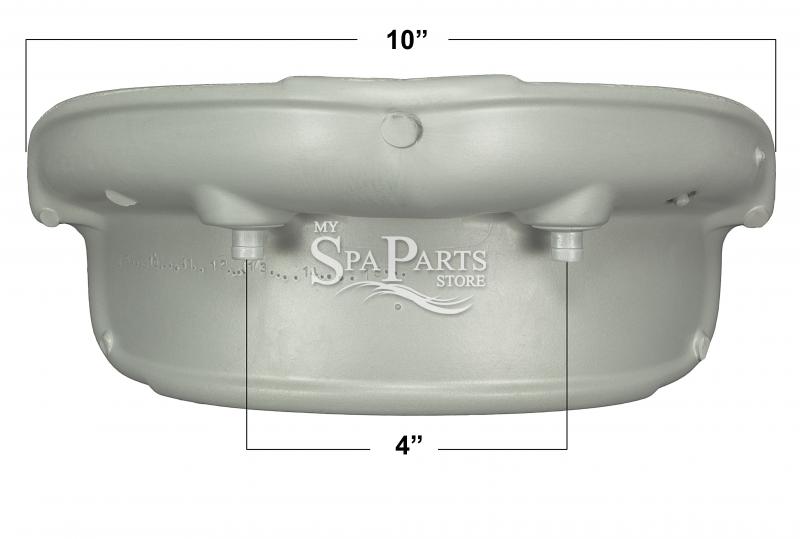 DIMENSION ONE HOME CORNER PILLOW, SILVER. My Spa Parts Store