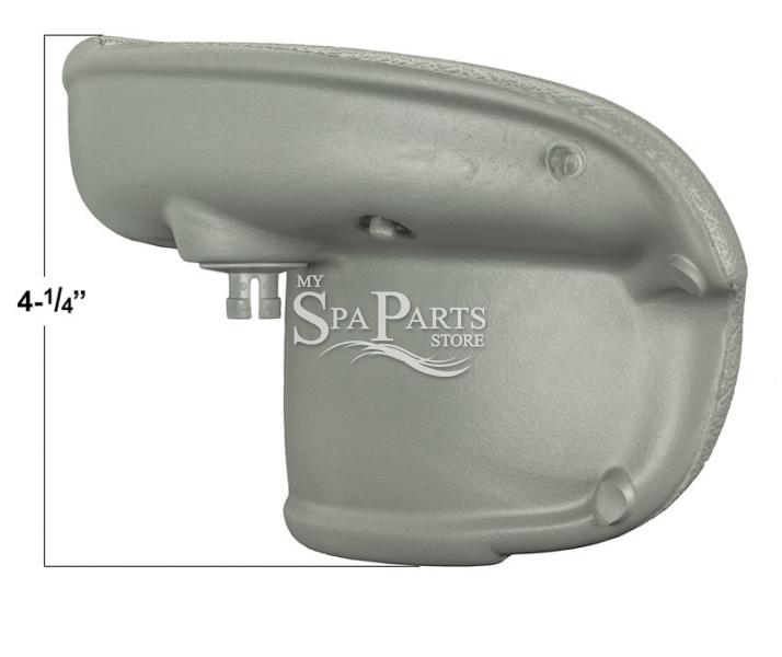 DIMENSION ONE HOME CORNER PILLOW, SILVER. My Spa Parts Store