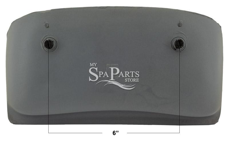 DIMENSION ONE CURVED PILLOW, SILVER 710 My Spa Parts Store