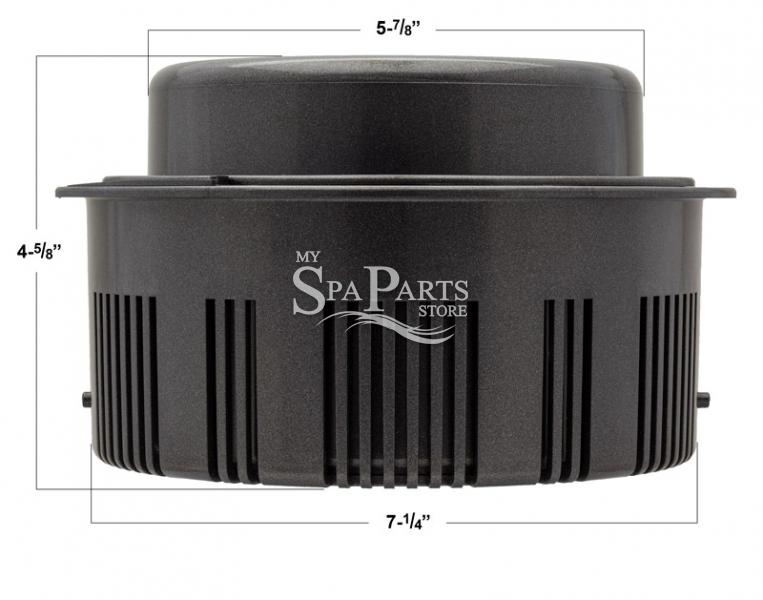 DIMENSION ONE SKIMMER ASSEMBLY COMPLETE, GRAPHITE GRAY My Spa Parts Store