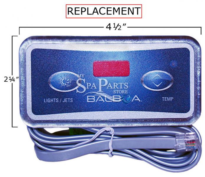 CAL SPA TOPSIDE CONTROL PANEL, SYSTEM 1000 My Spa Parts Store