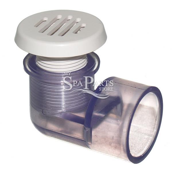 MARQUIS SPA DRAIN COMPLETE, WHITE My Spa Parts Store