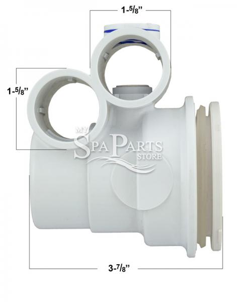 HYDRO AIR MAGNA SERIES JET BODY 1 INCH SLIP X 1 INCH SLIP STACKED | My