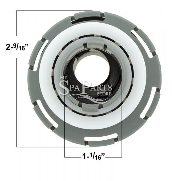 Balboa Hydro-Air VSR Rotating Adjustable Jet Insert Grey 16-5774 HA165774FPGRY 
