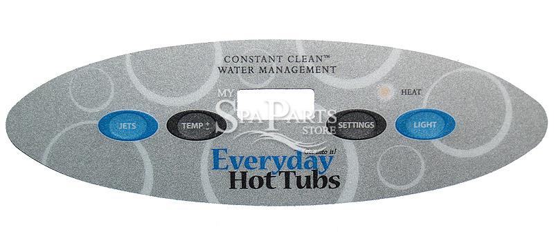 Marquis Spa Topside Panel Lexan Overlay Everyday My Spa