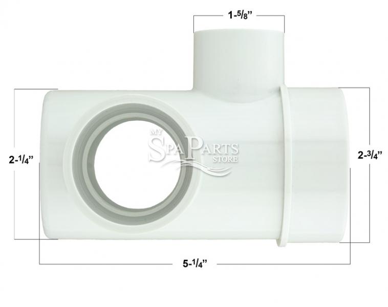 DIVERTER JET 2 PORT JET BODY My Spa Parts Store