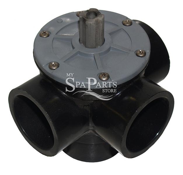 CAL SPA 1 1/2 INCH 3 WAY, 4 PORT VALVE My Spa Parts Store