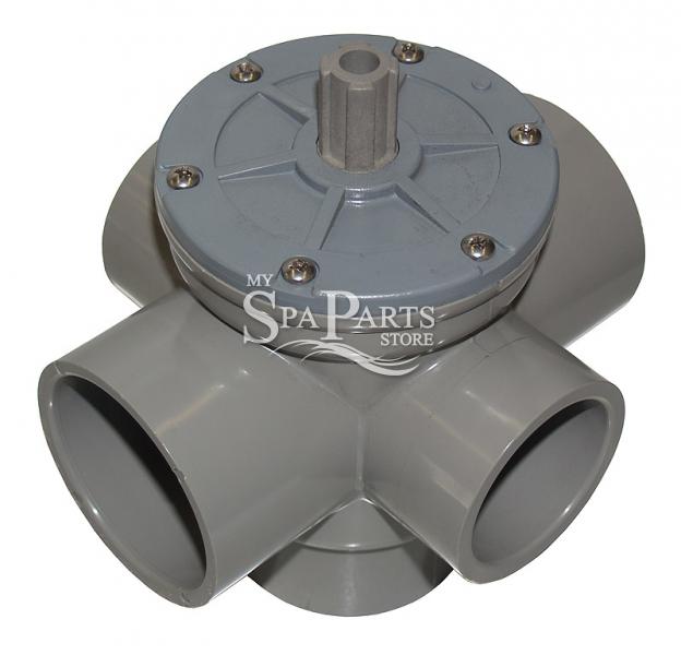 CAL SPA 2 INCH 4 WAY, 5 PORT VALVE My Spa Parts Store