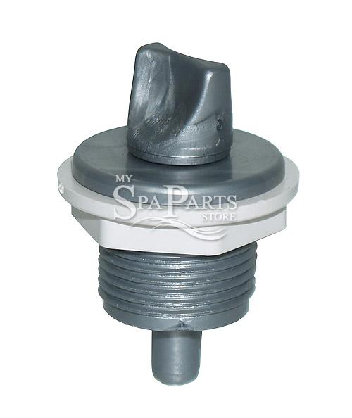 CAL SPA PUMP TOPSIDE AIR BLEED, SILVER My Spa Parts Store
