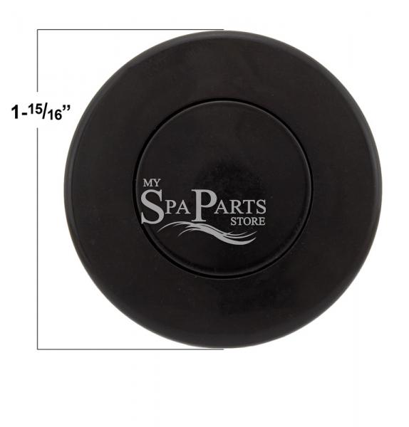 VITA SPA REPLACEMENT AIR BUTTON FOR USE WITH #451130, 2, 3. BLACK FIBER