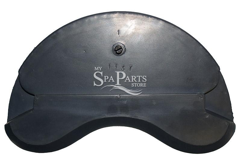 VITA SPA PILLOW, CRESCENT SHAPED, 2004, GRAPHITE GRAY My Spa Parts Store