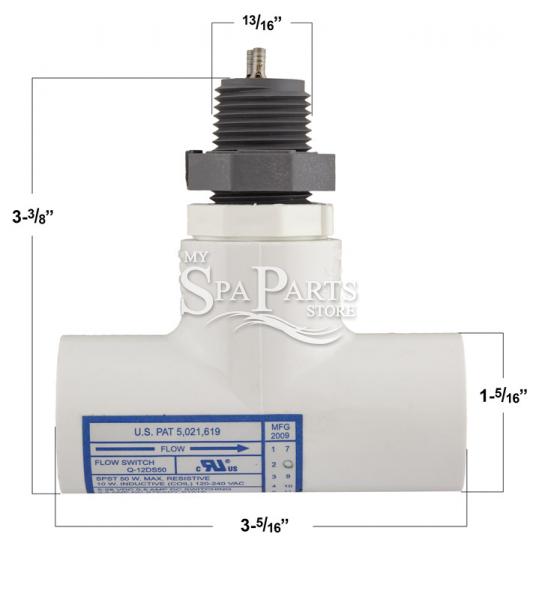 CALDERA SPA 3/4 INCH FLOW SWITCH | My Spa Parts Store