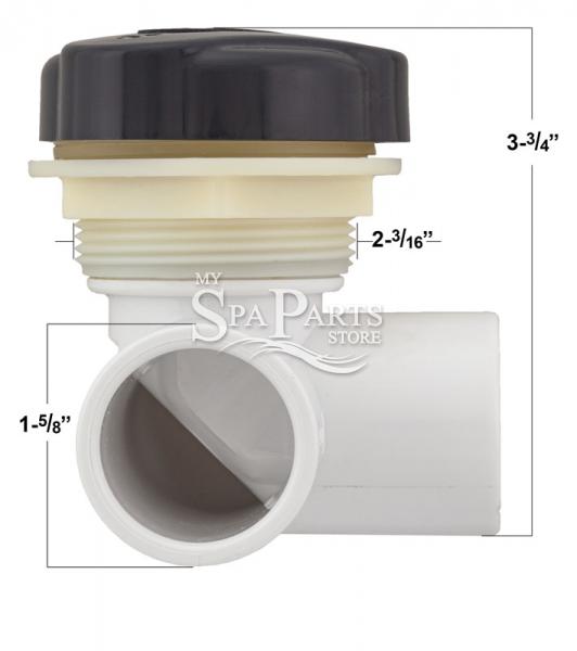 CALDERA SPA WATERFALL VALVE COMPLETE, 2009+ | My Spa Parts ...