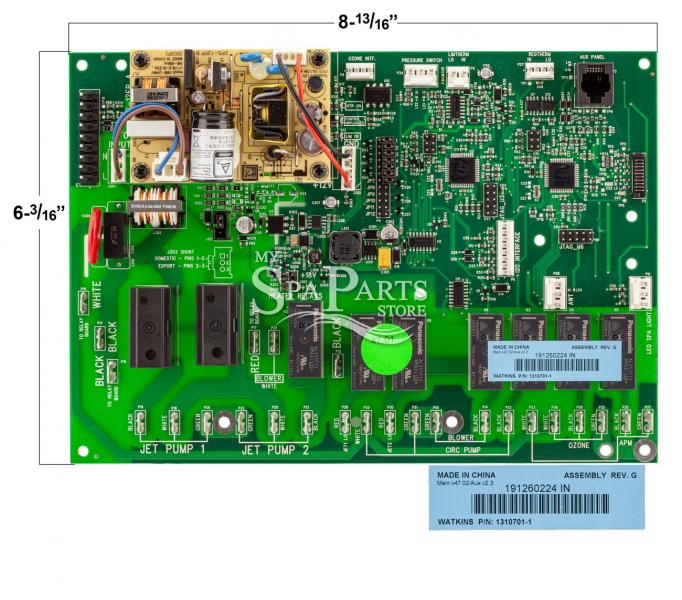 CALDERA SPA ADVENT CONTROL SYSTEM CIRCUIT BOARD | My Spa Parts Store