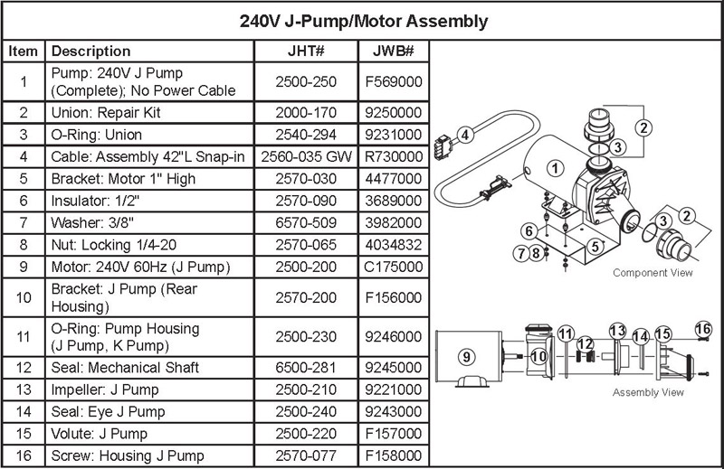 JACUZZI SPA SEAL ASSEMBLY, MECHANICAL SHAFT, .625 DIAMETER ... acura spa wiring diagram 